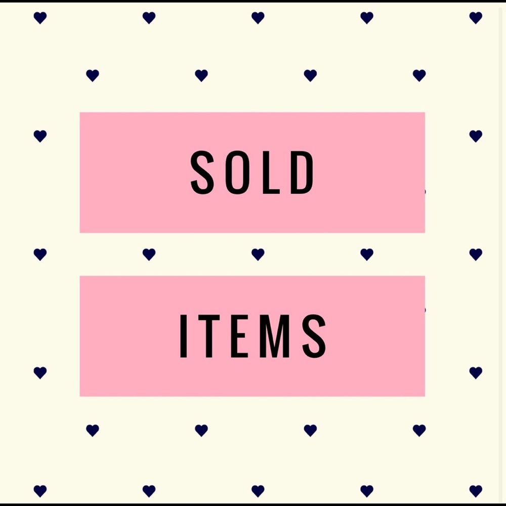 Items beyond this point are sold!